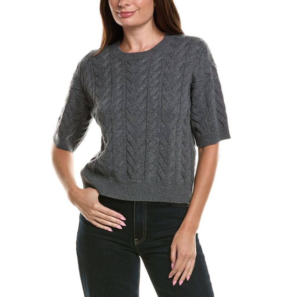 Max Mara Womens  Dominus Wool Sweater, Grey